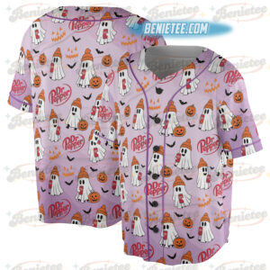 Halloween Dr Pepper Soda Lover Jersey, Dr Pepper Baseball Jersey, Halloween Baseball Jersey