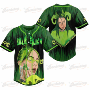 Personalized Billie Eilish Music Tour 2025 Baseball Jersey, Billie Eilish Bury The Hatchet Or Bury A Friend Personalized Baseball Jersey