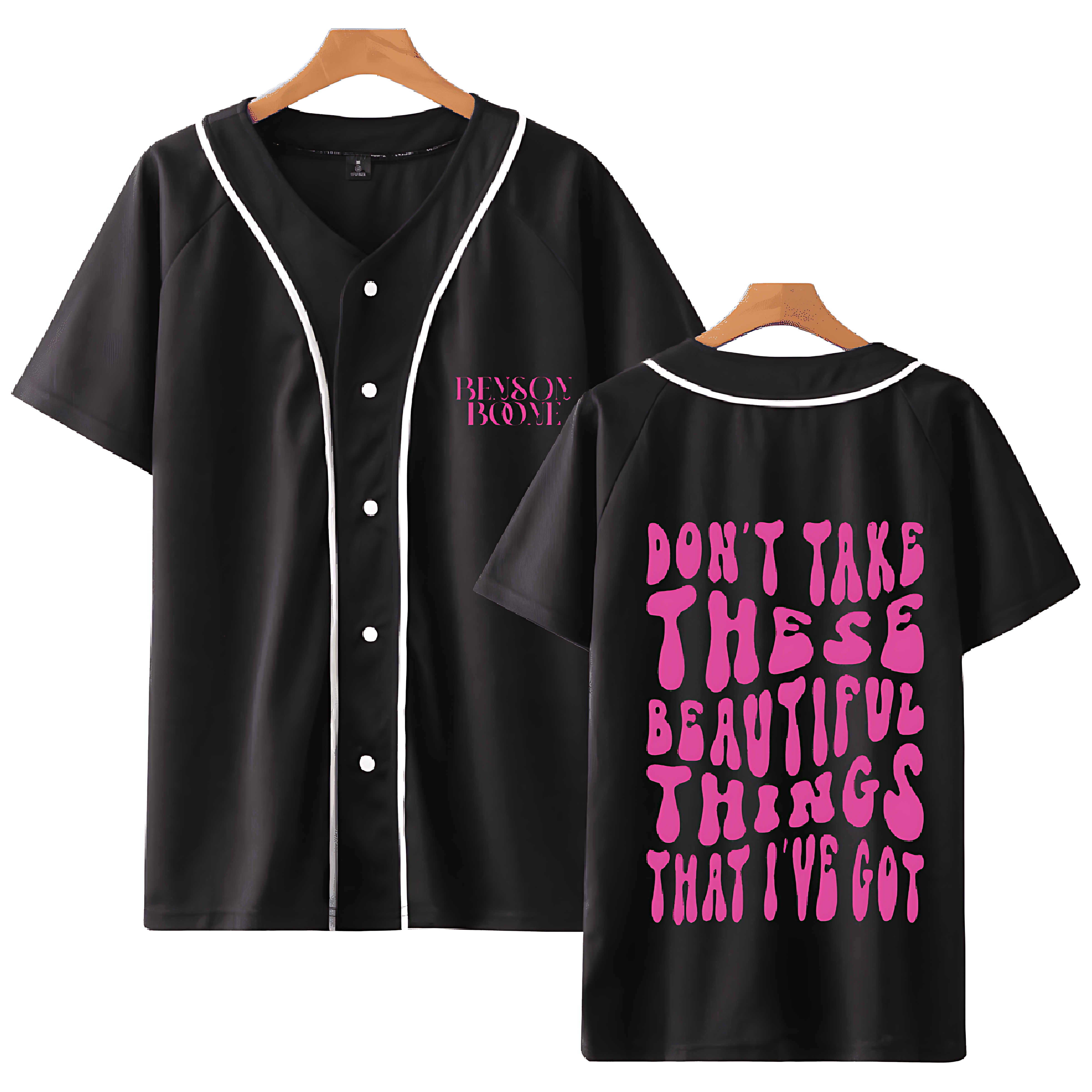 Benson Boone Sunflower Merch Baseball T-shirts Fireworks and Rollerblades Tour Jersey Unisex