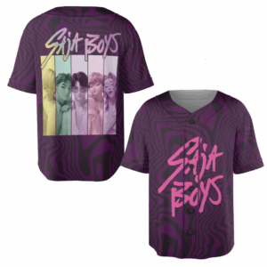 Saja Boys Merch, Kpop Demon Hunters Baseball Jersey, Jinu Mystery Abs Romance Merch