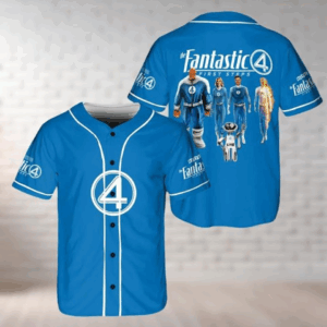 The Fantastic Four First Steps Baseball Jersey, Avengerss Superhero