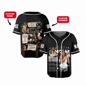 Tate McRae Baseball Jersey, Personalized Tate McRae Baseball Jersey, Custom Music