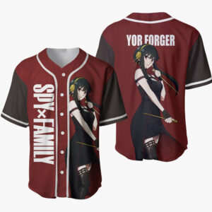 Yor Forger Baseball Jersey, Spy x Family Anime Design