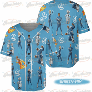 Fantastic Four AOP Baseball Jersey