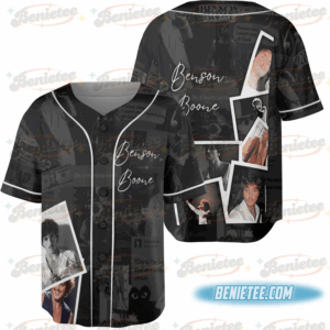 Benson Boone Merch Jersey Photo Album Hoodie Fashion Hip Hop Men Women Pullover Baseball Jersey