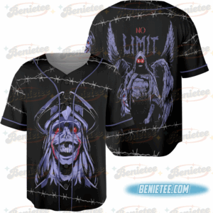 Statue of God Tee – Solo Leveling Washed Vintage Anime Baseball Jersey Unisex