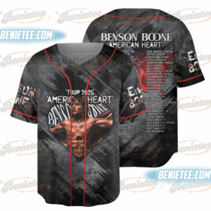 Benson Boone "American Heart" Tour Jersey | 2025 Concert Souvenir Shirt | Music Tour Fan Gift