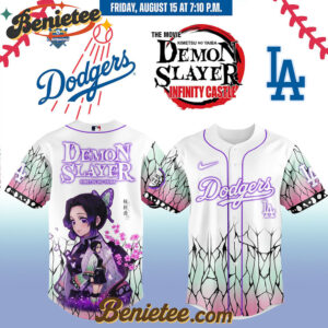 All Team MLB Los Angeles Dodgers x Demon Slayer Baseball Jersey 2025 v16