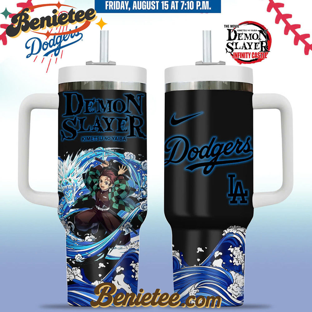 All Team MLB Los Angeles Dodgers x Demon slayer Stanley Tumbler 40oz v3 All Team MLB Los Angeles Dodgers x Demon slayer Stanley Tumbler 40oz v3