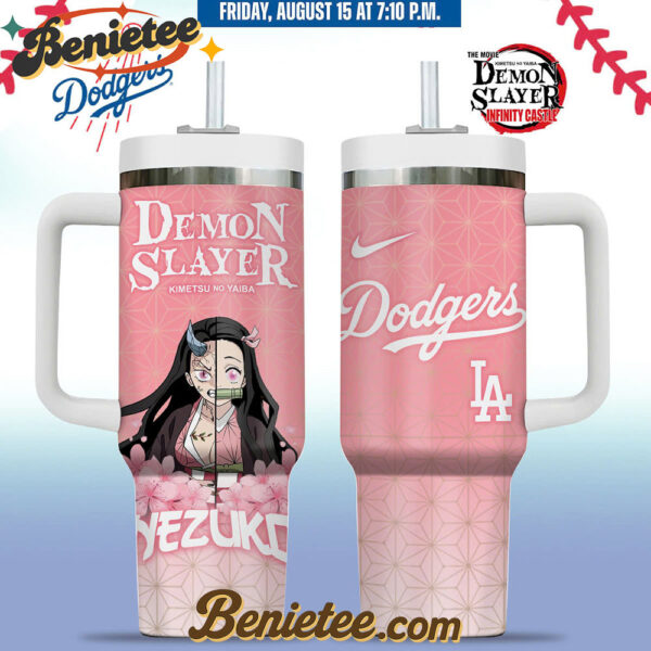 All Team MLB Los Angeles Dodgers x Demon slayer Stanley Tumbler 40oz v6
