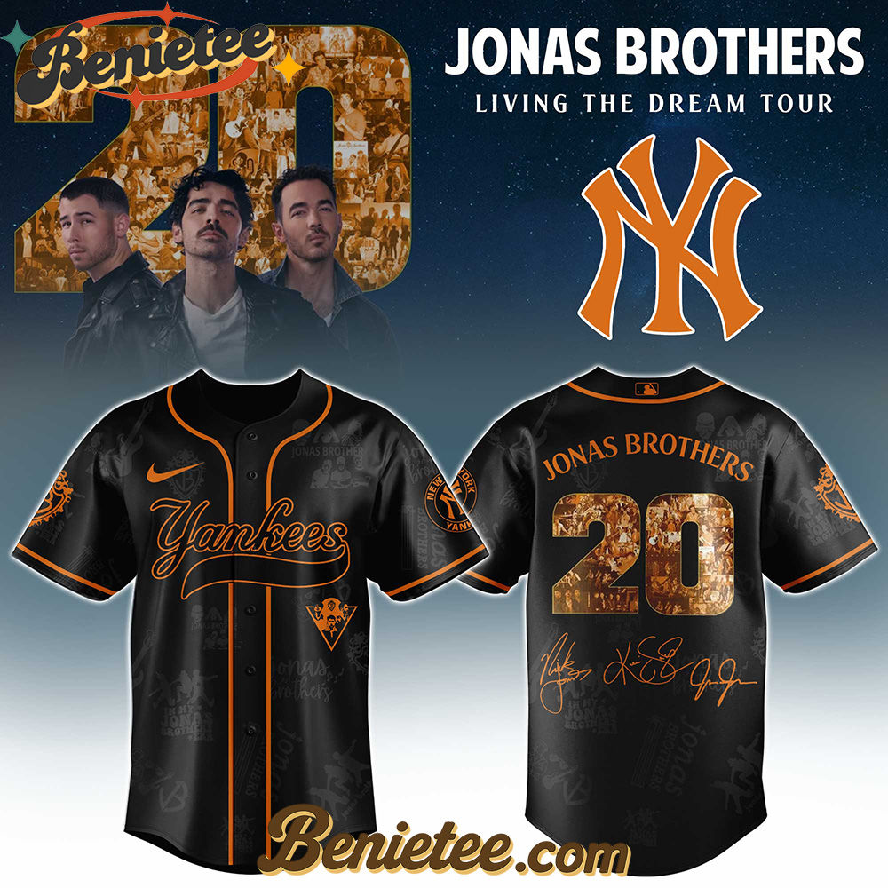 All Team MLB New York Yankees x Jonas Brothers Tour 2025 Baseball Jersey Editions Limited