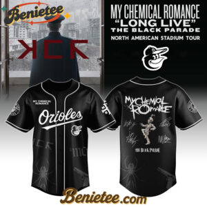 Baltimore Orioles x My Chemical Romance 'Long Live The Black Parade' North American Stadium Tour Baseball Jersey