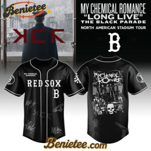Boston Red Sox x My Chemical Romance 'Long Live The Black Parade' North American Stadium Tour Baseball Jersey