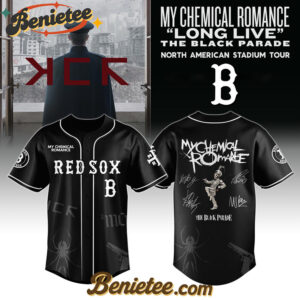 Boston Red Sox x My Chemical Romance 'Long Live The Black Parade' North American Stadium Tour Baseball Jersey