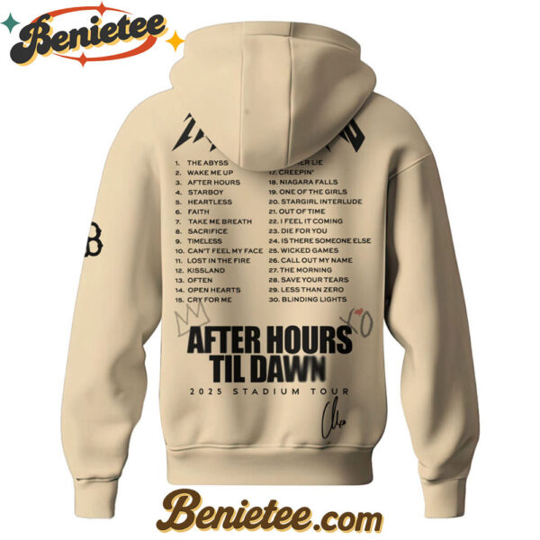 Boston Red Sox x The Weeknd After Hours Til Dawn Hoodie Limited Edition