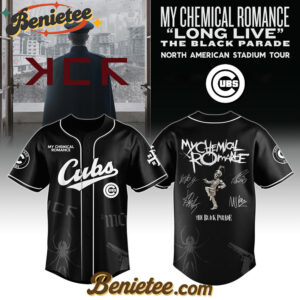 Chicago Cubs x My Chemical Romance 'Long Live The Black Parade' North American Stadium Tour Baseball Jersey