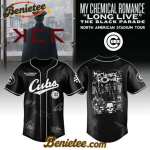 Chicago Cubs x My Chemical Romance 'Long Live The Black Parade' North American Stadium Tour Baseball Jersey