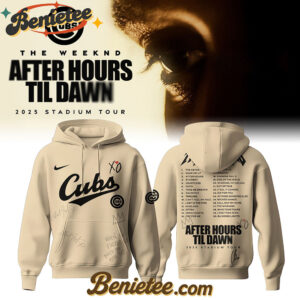Chicago Cubs x The Weeknd After Hours Til Dawn Hoodie Limited Edition