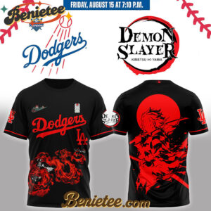 LA Dodgers x Demon Slayer Tanjiro Baseball Jersey 2025