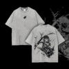 Levi Ackerman x Attack On Titan Tshirt, Anime Double Printed Vintage Oversized Washed Tee, Oversize Anime Manga, Gift For Anime Fan, Anime Lover, Anime Merch v1