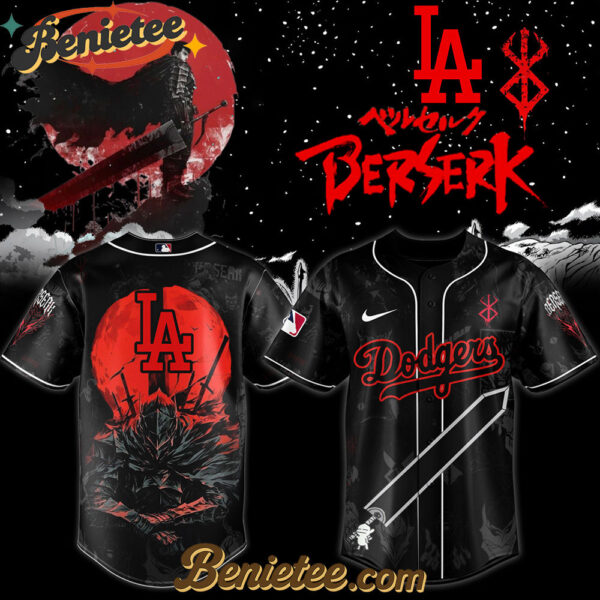 Los Angeles Dodgers x Berserk Limited Edition Baseball Jersey 2025