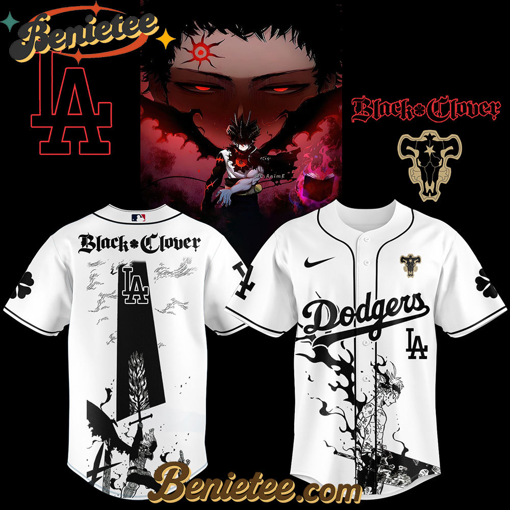 Los Angeles Dodgers x Black Clover Limited Baseball Jersey 2 2025 Los Angeles Dodgers x Black Clover Limited Baseball Jersey 2 2025