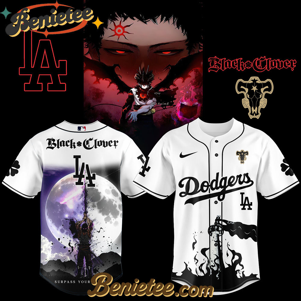 Los Angeles Dodgers x Black Clover Limited Baseball Jersey 2 2025 Los Angeles Dodgers x Black Clover Limited Baseball Jersey 2 2025