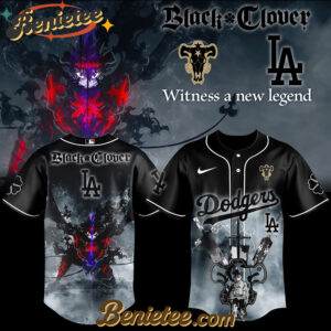 Los Angeles Dodgers x Black Clover Limited Baseball Jersey 2025