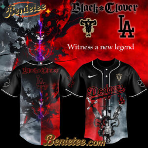 Los Angeles Dodgers x Black Clover Limited Baseball Jersey 2025