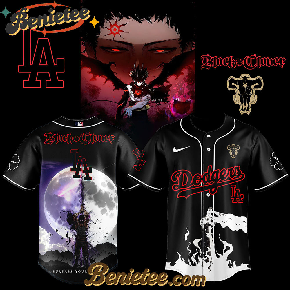 Los Angeles Dodgers x Black Clover Limited Baseball Jersey 2025 Los Angeles Dodgers x Black Clover Limited Baseball Jersey 2025
