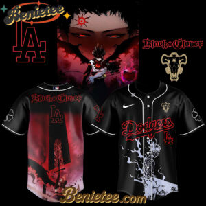 Los Angeles Dodgers x Black Clover Limited Baseball Jersey 2025