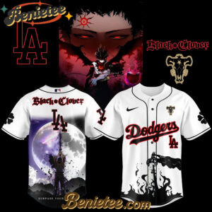 Los Angeles Dodgers x Black Clover Limited Baseball Jersey 3 2025