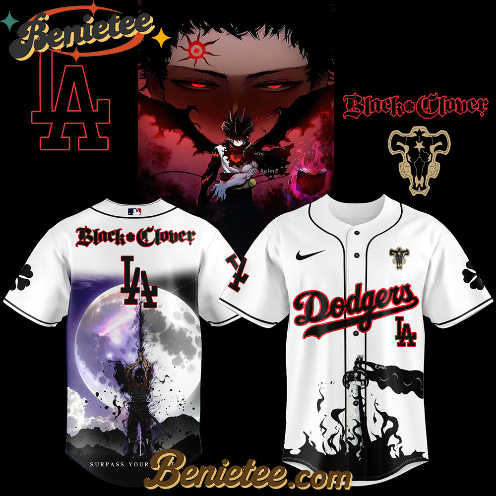 Los Angeles Dodgers x Black Clover Limited Baseball Jersey 3 2025 Los Angeles Dodgers x Black Clover Limited Baseball Jersey 3 2025