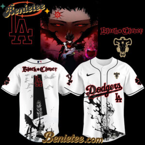 Los Angeles Dodgers x Black Clover Limited Baseball Jersey 3 2025