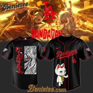 Los Angeles Dodgers x Dandadan Limited Baseball Jersey 1 2025