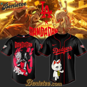 Los Angeles Dodgers x Dandadan Limited Baseball Jersey 4 2025