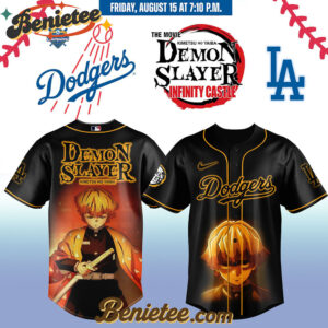 Los Angeles Dodgers x Demon Slayer Baseball Jersey 2025