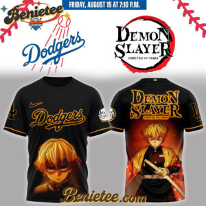 Los Angeles Dodgers x Demon Slayer Baseball Jersey 2025