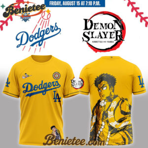 Los Angeles Dodgers x Demon Slayer Gyomei Himejima Baseball Jersey 2025