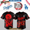 LA Dodgers x Demon Slayer Tanjiro Baseball Jersey 2025
