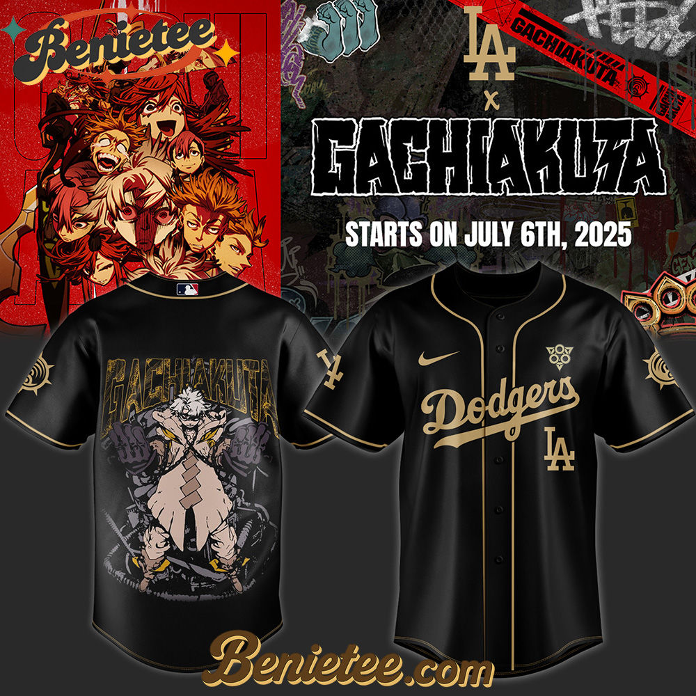 Los Angeles Dodgers x Gachiakuta Limited Baseball Jersey 2025 Los Angeles Dodgers x Gachiakuta Limited Baseball Jersey 2025