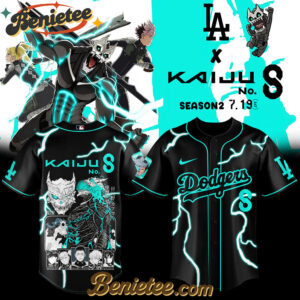 Los Angeles Dodgers x Kaiju No.8 Limited Baseball Jersey 2025