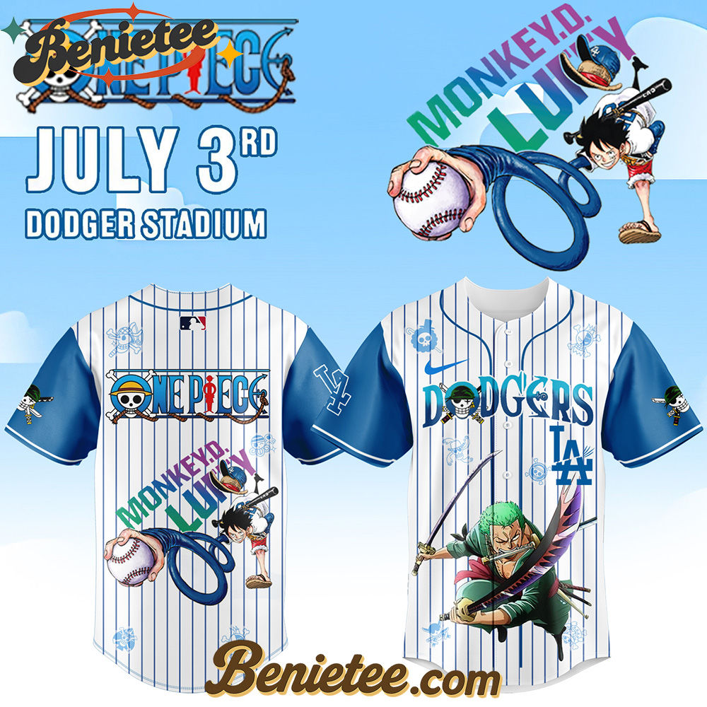 Los Angeles Dodgers x ONE PIECE Night Limited Zoro Baseball Jersey 2025 Los Angeles Dodgers x ONE PIECE Night Limited Zoro Baseball Jersey 2025