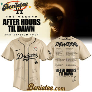 Los Angeles Dodgers x The Weeknd After Hours Til Dawn Baseball Jersey Limited Edition