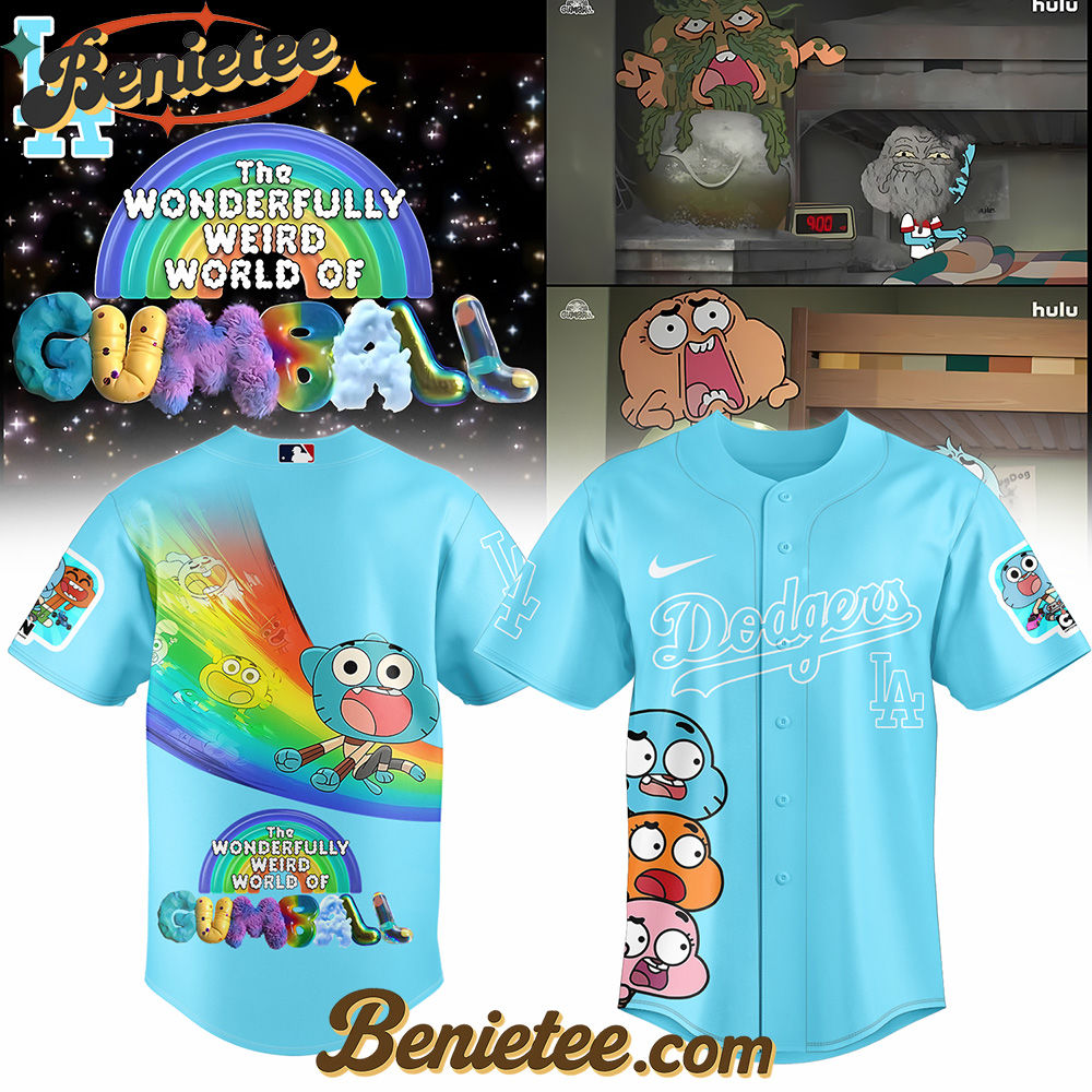 Los Angeles Dodgers x The Wonderfully Weird World of Gumball Baseball Jersey 2 2025 Los Angeles Dodgers x The Wonderfully Weird World of Gumball Baseball Jersey 2 2025