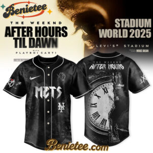 New York Mets x After Hours Til Dawn 2025 - The Weeknd Baseball Jersey