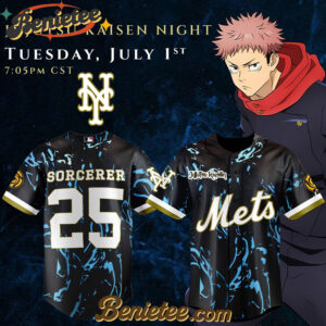 New York Mets x Jujutsu Kaisen Limited Baseball Jersey 2025