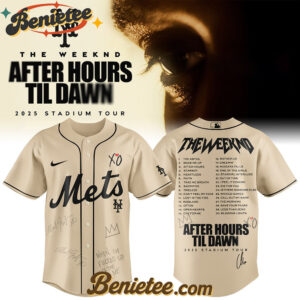 New York Mets x The Weeknd After Hours Til Dawn Baseball Jersey Limited Edition