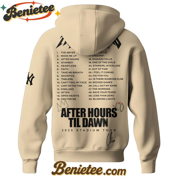 New York Yankees x The Weeknd After Hours Til Dawn Hoodie Limited Edition