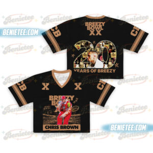 Vintage Chris Brown Tour Breezy Bowl XX Football Jersey Croptop, Music Tour Shirt, Chris Brown Baby Tee, Chris Brown Middle Finger Shirt
